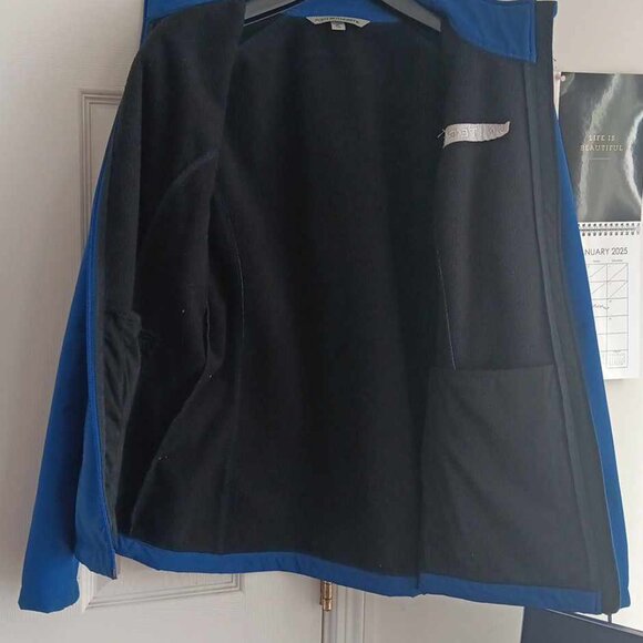 United Airlines Jacket Womens X-Large Zip Long Sleeve Employee Uniform Blue XL - Picture 7 of 8